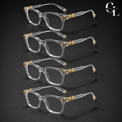 4x Chrome Glasses