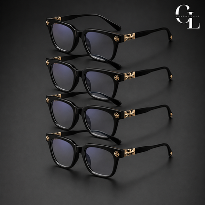 4x Chrome Glasses